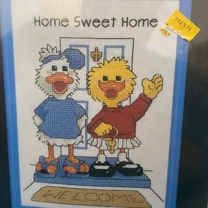 Suzy’s Zoo cross stitch kit. Home Sweet Home